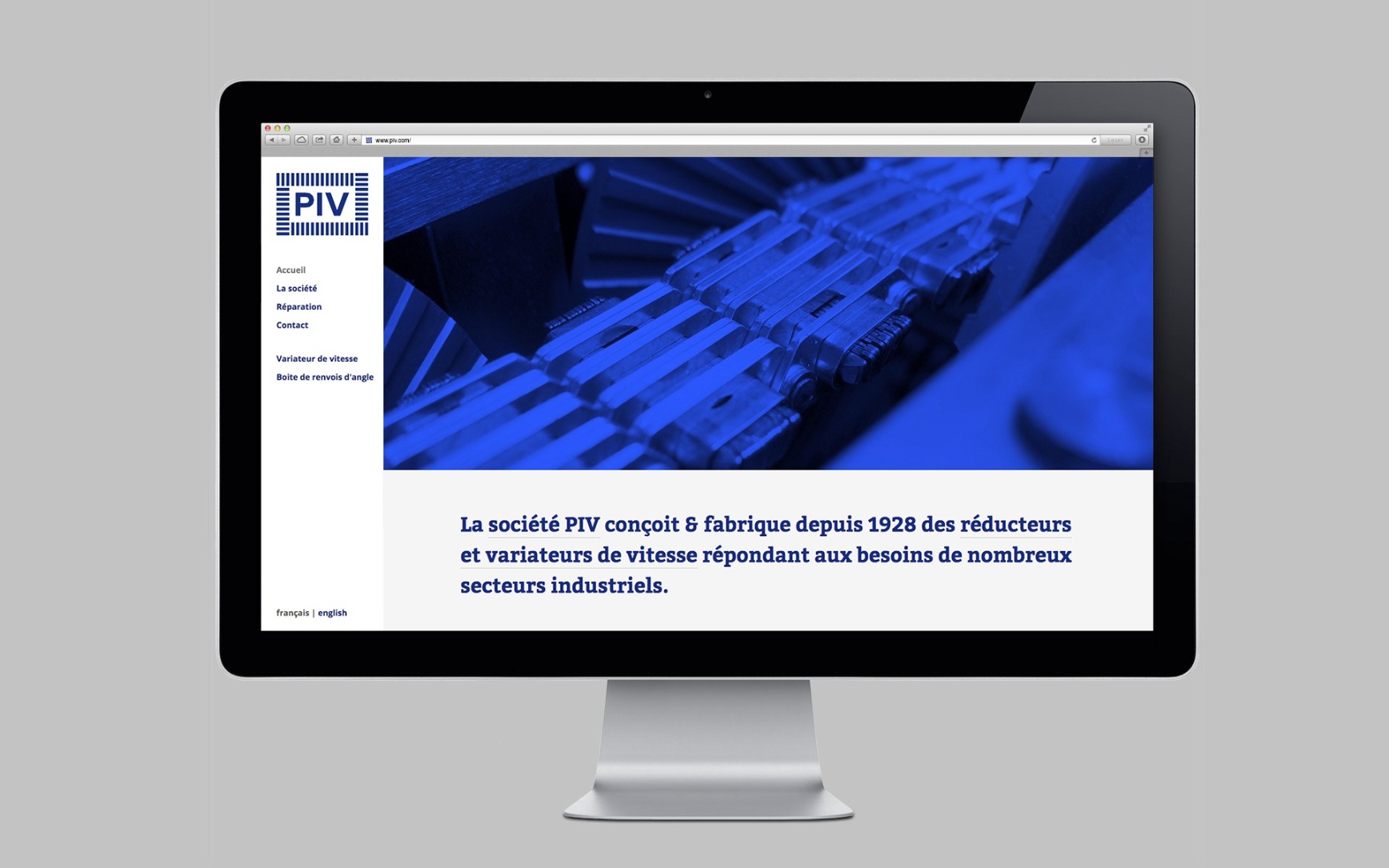 PIV site web reponsive design